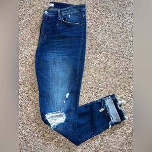 Flying Monkey Mid Rise Skinny Jeans